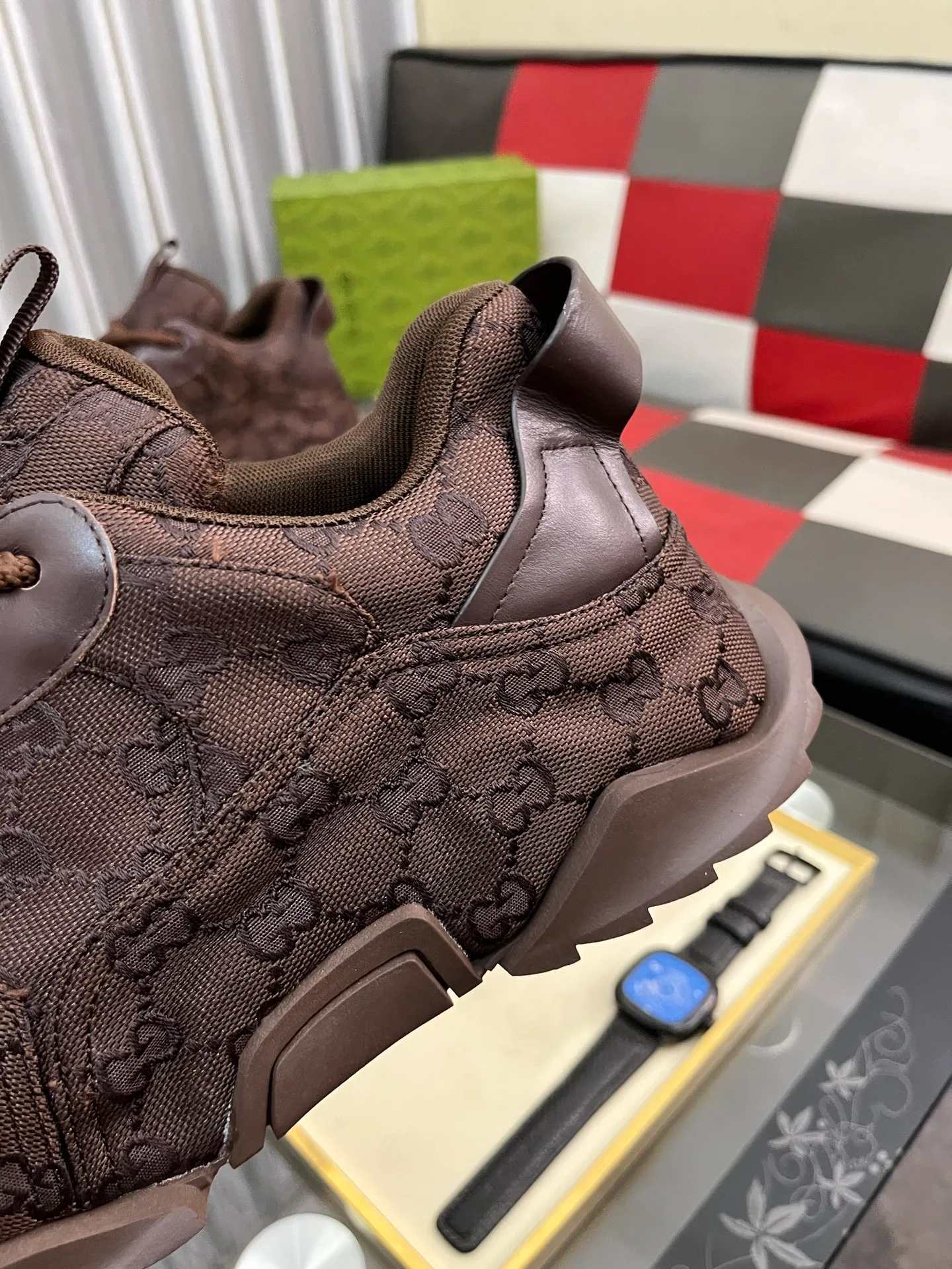 Men's shoes 💰600⌚️⌚️ (GUCCI-Gucci) luxury brand sports and casual shoes, imported original material, sheepskin lining, high-end and comfortable, original outsole is light and wear-resistant! Purely handmade, details determine quality! 38-444️⃣colors available